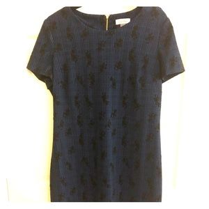 Calvin Klein Plaid Embellished Dress- 14